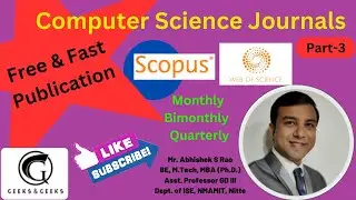 5 Best Computer Science Journals||Fast Publication||Scopus & WoS indexed|| Part-3