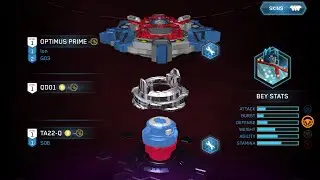 Optimus Prime Beyblade Burst App