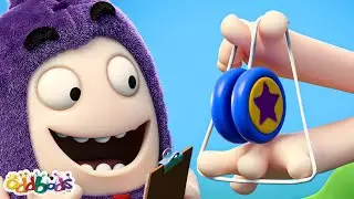 Yoyo Trick Champion | Oddbods | 🚌Wheels on the BUS Songs! | 🚌Nursery Rhymes for Kids