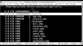 Terminal File Manager - Amazing file manager in Terminal NCDU