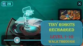 Tiny Robots Recharged level 1 2 3 4 5 6 7 8 9 10 Walkthrough [Snapbreak]