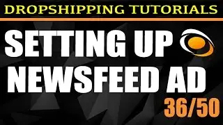 36. Setting up a Newsfeed FaceBook Ad [Free DropShipping Tutorials] | 36/50