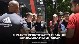 El plantel de River ya está en San Luis para hacer la pretemporada