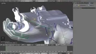 Blender Timelapse Создание анимации перезарядки АКС74У
