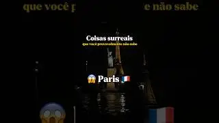 Sabia disso? 😱 #viagem #europa #paris #frança #curiosidades