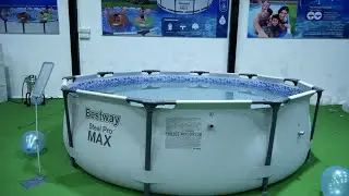 Bestway Steel Pro Max 10ft diameter * 2.5ft height.