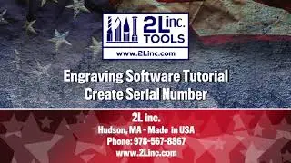Engraving Software Tutorial - Create Serial Number - Step 5   - engrave incremental serial numbers