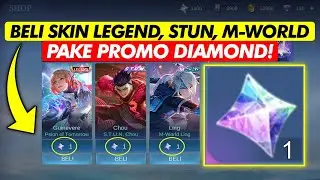 GILA! BISA BELI SKIN LEGEND, STUN, M-WORLD PAKE PROMO DIAMOND!