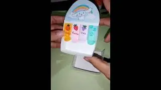 (PAPERDIY) Máquina de jugos, sodas #paperdiy #paperplay #papercraft