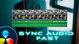Sync Audio Fast in DaVinci Resolve 17 
