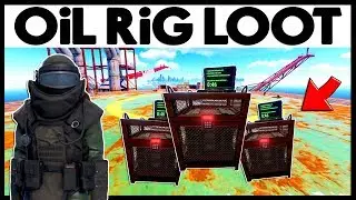 Rust SMALL OiL RiG LOOT! - WEALTHY ECO RAID - Heavy Scientist Suit (Rust Modded Raids)