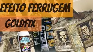 Efeito Ferrugem da Corfix pasta GOLDFIX