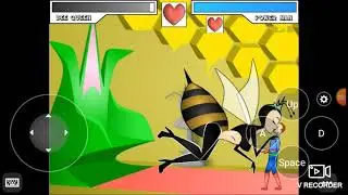 Power man vs Bee queen vore game - vore death