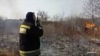 пожар на даче