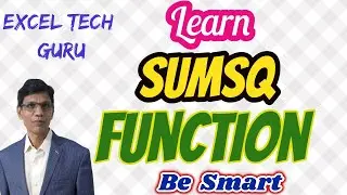 SUM SQUARE function in Excel