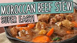 Healthy and SUPER EASY Moroccan Beef Stew Recipe