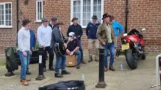 Guys singing in Whitby North Yorkshire.