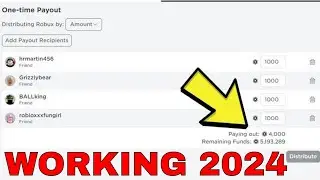 How to Send ROBUX to Friends (Without Group) Easiest Method - No Group Needed *WORKING 2024*