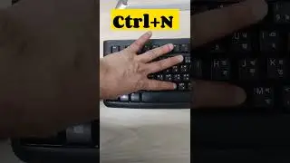 Opens New Blank  Document Window Or Open New Page Shortcut Key  || Tech Bite Pro 