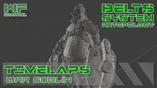 #Blender | BELT SYStem | Fast #Retopology | #Timelaps