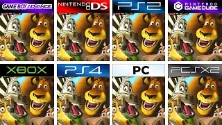 Madagascar 1 (2005) GBA vs DS vs PS2 vs GameCube vs XBOX vs PS4 vs PC vs PCSX2