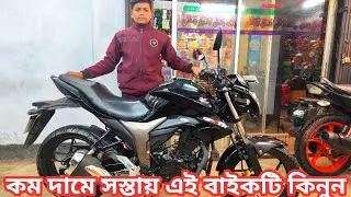 Suzuki Gixxer monotone 150cc Black Second hand bike। Alamin Vlogs 01774614138
