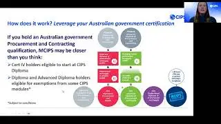 MCIPS brings credibility to your public sector career – new pathways from AQF to MCIPS