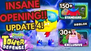 150X SUMMONS & 30X EXCLUIVE SUMMONS in SpongeBobTD Update 4!! (Roblox)