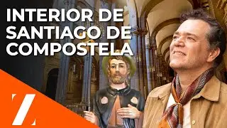 Interior de Santiago de Compostela . 🕍 🌙