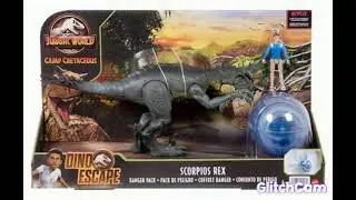 New Jurassic World Camp Cretaceous Danger Pack Scorpius Rex And Kenji