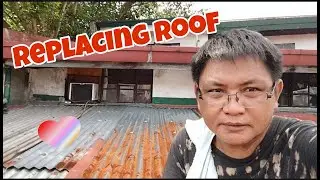 REPLACING ROOF🥰  #katropa29vlog