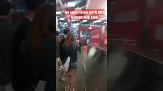 My honest review of FIVE GUYS Gangnam Seoul Korea. DO THEY REALLY HAVE THE BEST BURGERS & FRIES??