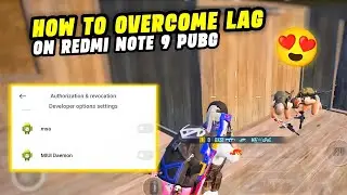 NEW!! How to Reduce Lag on Redmi Note 9 Pubg 🔥