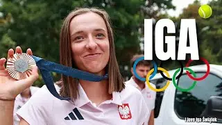 Iga arrives at the Polish House (Maison Polonaise,)Paris🇫🇷03.08.2024 #igaswiatek  #paris2024