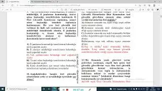 27/02/2022 tarihli 96. dönem sınav sorularının çözümü 1. bölüm