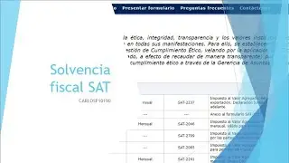 Solvencia Fiscal Guatemala