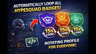🔥 How to Get ALL 3 HypeSquad Badges on Your Profile and Make Them Rotate Automatically