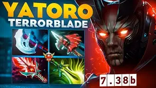 ЯТОРО НА ТЕРРОРБЛЕЙДЕ ПРОТИВ САТАНИКА🔥| Yatoro Terrorblade 7.38b