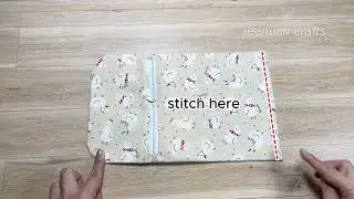 Quick and easy idea sewing pouch at home | Sewing bag tutorial