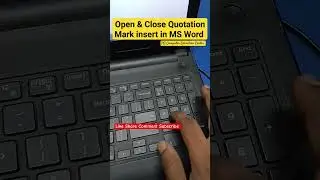 Open & Close Single Quotation Mark insert in MS Word 