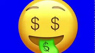 Emoji - Green Screen - Pantalla Verde || Money Mouth Face - Dinero boca cara
