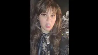 Leather,  lace and cigarettes 