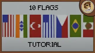 10 Flag Designs | Minecraft Tutorial
