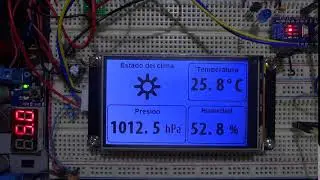 Sensor BME280 + Pantalla Nextion + Arduino Nano.