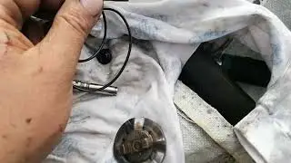 mazda mpv. fuel injection pump removal, sealing ring replacement