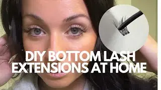 DIY Bottom Lashes with VeyesBeauty All-in-one Lash Kit at Home Eyelash Extensions