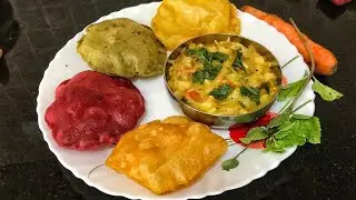 Bharti Singh ki Rang birangi puriyan recipe #sbji #triplecolorkipuriyan #trending #recipe