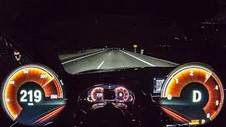 BMW 520d G30 - 4K POV Acceleration Test (TOP SPEED)