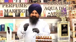 Perfume Making | Clone of Aqua di gio absolu Perfume