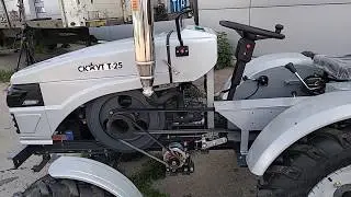 Мототрактор Скаут T-25 Generation II с фрезой 1,4 м ~ минитрактора Скаут